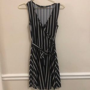 Black and White Stripped Dress